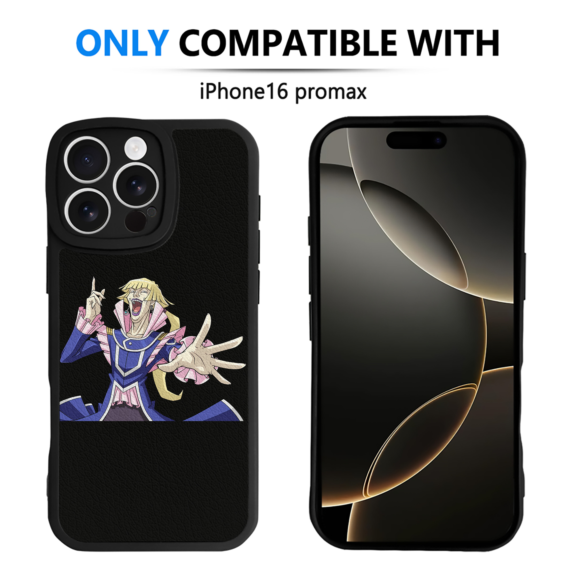 遊☆戯☆王 Yu-Gi-Oh! 【iPhone 16シリーズ対応】シリコンスマホケース（レザー調） 材質：シリコン